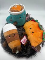 Kuscheltier Food Foodies Plüschtier XXL 20 cm Stofftier Anime Kawaii Plush Stofftier Cute Plushie Halloween Weihnachten Geschenke für Kinder Plüsch Döner