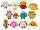 Kuscheltier Food Foodies Plüschtier XXL 20 cm Stofftier Anime Kawaii Plush Stofftier Cute Plushie Halloween Weihnachten Geschenke für Kinder Bubble Tea