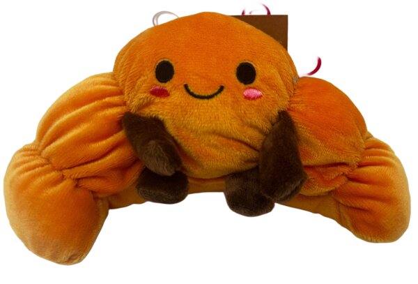Kuscheltier Food Foodies Plüschtier XXL 20 cm Stofftier Anime Kawaii Plush Stofftier Cute Plushie Halloween Weihnachten Geschenke für Kinder Plüsch Croissant
