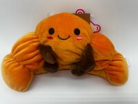 Kuscheltier Food Foodies Plüschtier XXL 20 cm Stofftier Anime Kawaii Plush Stofftier Cute Plushie Halloween Weihnachten Geschenke für Kinder Plüsch Croissant
