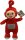 Teletubbies Teletabis Plüsch Kuscheltier Plüschtier XXL 50 cm Plüschtier für Kinder Po Rot