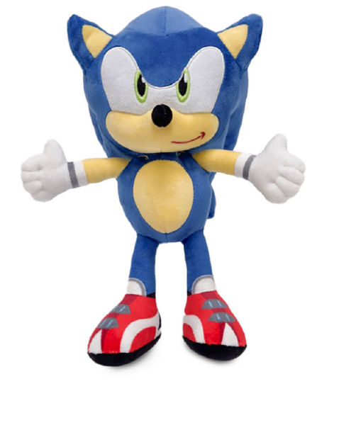 Sonic The Hedgehog - SEGA - Sonic Plüschtier 30 cm, Sonic Prime Kuscheltier blau