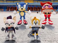Sonic The Hedgehog - SEGA - Sonic Plüschtier 30 cm, Sonic Prime Kuscheltier blau