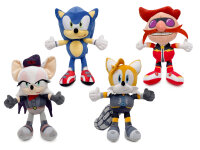 Sonic The Hedgehog - SEGA - Sonic Plüschtier 30 cm, Sonic Prime Dr. Eggman (Mr. Doctor) Kuscheltier rot