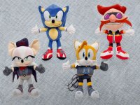 Sonic The Hedgehog - SEGA - Sonic Plüschtier 30 cm, Sonic Prime Dr. Eggman (Mr. Doctor) Kuscheltier rot