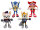 Sonic The Hedgehog - SEGA - Sonic Plüschtier 30 cm, Sonic Prime Dr. Eggman (Mr. Doctor) Kuscheltier rot