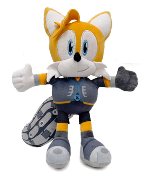 Sonic The Hedgehog - SEGA - Sonic Plüschtier 30 cm, Sonic Prime Kuscheltier gelb Tails Nine