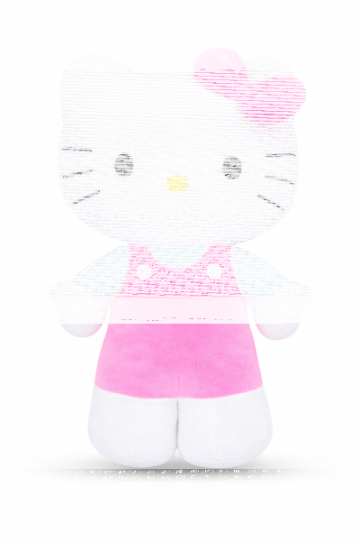 Hello Kitty Kuscheltier Plüschtier 23 cm Stofftier Schleife pink