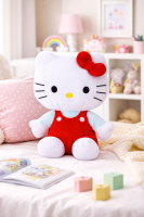 Hello Kitty Kuscheltier Plüschtier 23 cm Stofftier Schleife rot