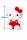 Hello Kitty Kuscheltier Plüschtier 23 cm Stofftier Schleife rot