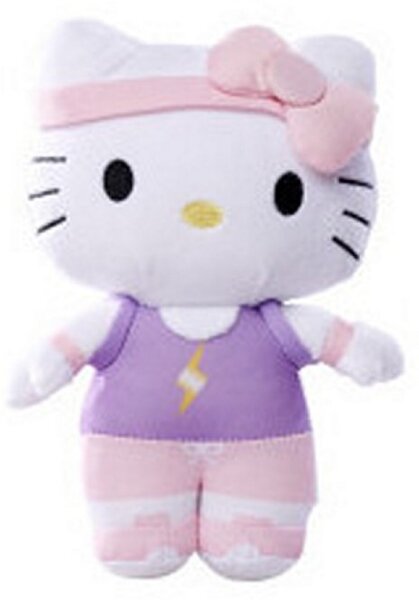 Hello Kitty Kuscheltier Plüschtier 20 cm Stofftier Schleife rosa
