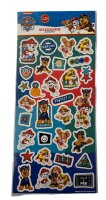 Paw Patrol Aufkleber 2 Bögen mit Chase, Marshall, Rubble, Skye und Rocky  über 50 Sticker bunt