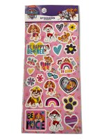 Paw Patrol Aufkleber 2 Bögen mit Chase, Marshall, Rubble, Skye und Rocky  über 50 Sticker bunt