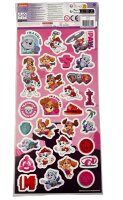 Paw Patrol Aufkleber 2 Bögen mit Chase, Marshall, Rubble, Skye und Rocky  über 50 Sticker bunt