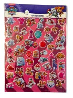 Paw Patrol Aufkleber 3D mit Chase, Marshall, Rubble, Skye und Rocky über 50 Sticker bunt