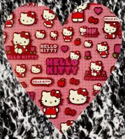 Hello Kitty Bubble Sticker Aufkleber 2 B&ouml;gen &uuml;ber 50 Sticker rosa pink