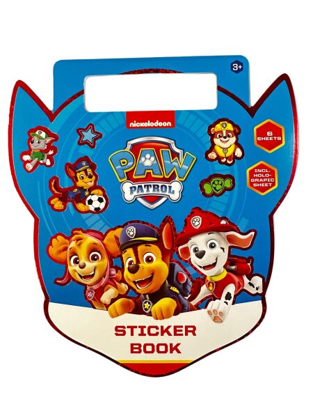 Paw Patrol Aufkleber Buch mit Chase, Marshall, Rubble, Skye und Rocky  über 50 Sticker bunt