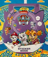 Paw Patrol Aufkleber Buch mit Chase, Marshall, Rubble, Skye und Rocky  über 50 Sticker bunt