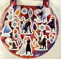 Frozen Eiskönigin Aufkleber Buch mit Anna, Elsa, Olaf und seine Freunde über 50 Sticker blau pink