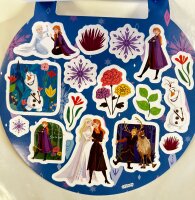 Frozen Eiskönigin Aufkleber Buch mit Anna, Elsa, Olaf und seine Freunde über 50 Sticker blau pink