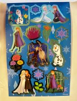 Frozen Eiskönigin Aufkleber Buch mit Anna, Elsa, Olaf und seine Freunde über 50 Sticker blau pink