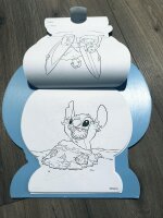 Lilo&Stitch Malbuch mit Angel, Stitch, Schrulle und seine Freunde blau pink