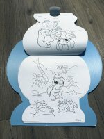 Lilo&Stitch Malbuch mit Angel, Stitch, Schrulle und seine Freunde blau pink