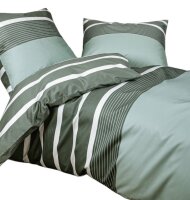 Janine Mako Satin Bettwäsche 2 teilig Bettbezug 135...