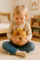 Handwärmer Kuschelwarmies Kuschelfreunde Wärmekissen Stofftier Kuscheltier Plüschtier Capybara 35 cm x 35 cm x 35 cm