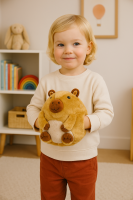 Handwärmer Kuschelwarmies Kuschelfreunde Wärmekissen Stofftier Kuscheltier Plüschtier Capybara 35 cm x 35 cm x 35 cm