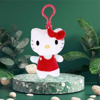 Hello Kitty Kuscheltier Plüschtier rot Bagclip XXL...
