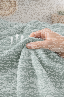 pure hug Musselin Wohndecke Kuscheldecke 150 x 200 cm Matcha Gruen