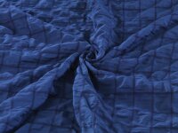 stofftraum Mikrofaser Seersucker Bettwäsche 135 x 200 cm Bettbezug Kopfkissenbezug 80 x 80 cm square Oceannight Blue