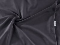 stofftraum Mikrofaser Bettwäsche 135 x 200 cm Bettbezug Kopfkissenbezug 80 x 80 cm classic chic Asphaltgrau