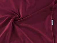 stofftraum Mikrofaser Bettwäsche 135 x 200 cm Bettbezug Kopfkissenbezug 80 x 80 cm classic chic Bordeauxrot