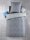 Optidream Mikrofaser Bettwäsche 135 x 200 cm Bettbezug Kopfkissenbezug 80 x 80 cm Raute silber Wende