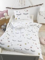 Optidream Mikrofaser Baby Bettwäsche 100 x 135 cm...