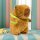 Capybara Kuscheltier braun Figur Plüsch 24 cm Plüsch Capybara mit Schildkröten Rucksack