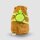 Capybara Kuscheltier braun Figur Plüsch 24 cm Plüsch Capybara mit Schildkröten Rucksack