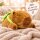 Capybara Kuscheltier braun Figur Plüsch 24 cm Plüsch Capybara mit Schildkröten Rucksack