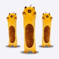 Capybara Kuscheltier Kissen braun Figur Plüsch 63 cm...