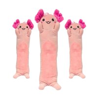 Axolotl Kuscheltier Kissen rosa pink Figur Plüsch 63...
