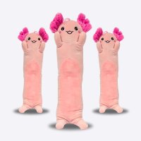 Axolotl Kuscheltier Kissen rosa pink Figur Plüsch 63...