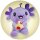 Axolotl Kuscheltier Echse Molch Figur Plüsch 12 cm Plüsch lila Pizza