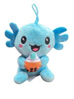 Axolotl Kuscheltier Echse Molch Figur Plüsch 12 cm...