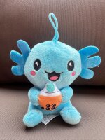 Axolotl Kuscheltier Echse Molch Figur Plüsch 12 cm...
