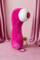 Satisfying Kuscheltier Dildo Vibrator Figur Plüsch 20 cm Plüsch rosa pink