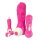 Satisfyer Kuscheltier Dildo Vibrator Figur Plüsch 20 cm Plüsch rosa pink