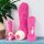 Satisfying Kuscheltier Dildo Vibrator Figur Plüsch 20 cm Plüsch rosa pink