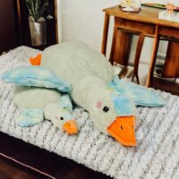 Ente Kuscheltier Kissen Figur Plüsch 42 cm...